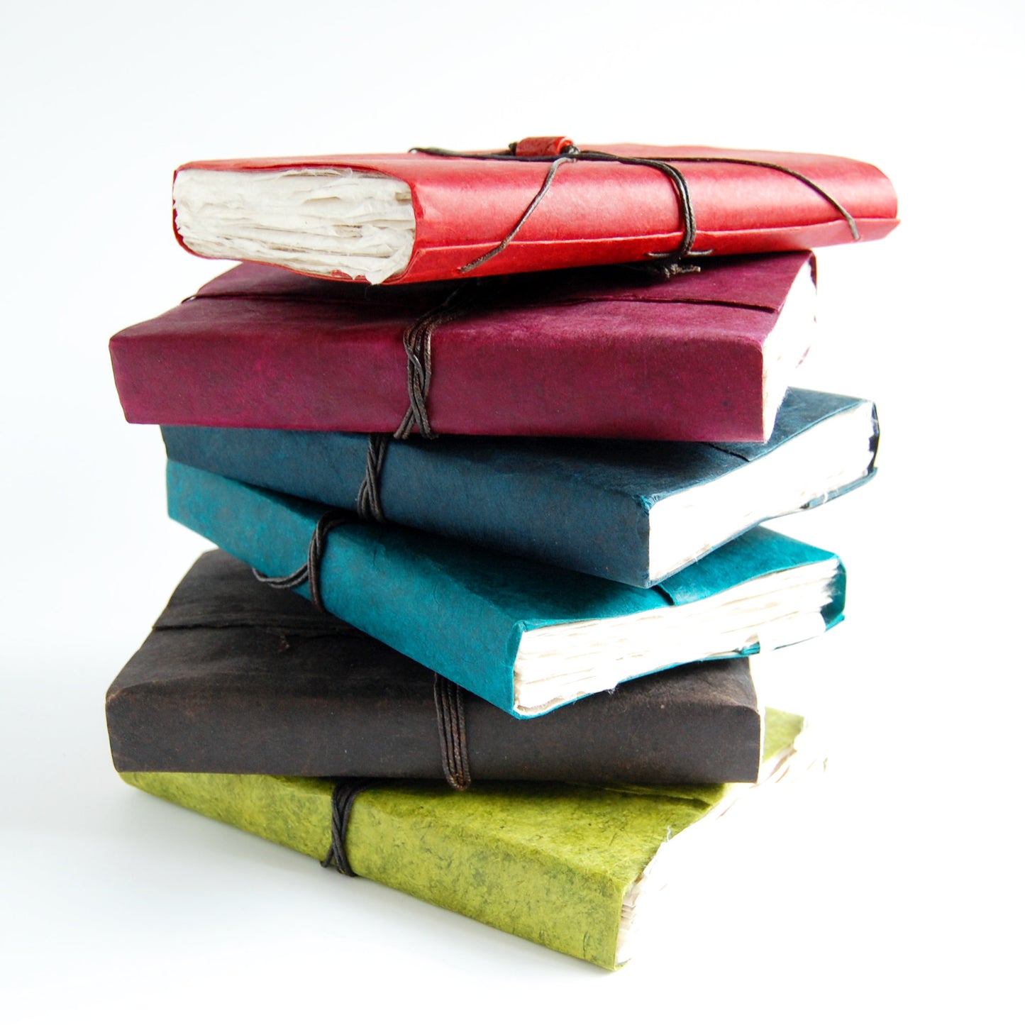 Lokta Journal with Vegan Oiled Waterproof Cover - The Wee Bindery (Store description) Notebooks
