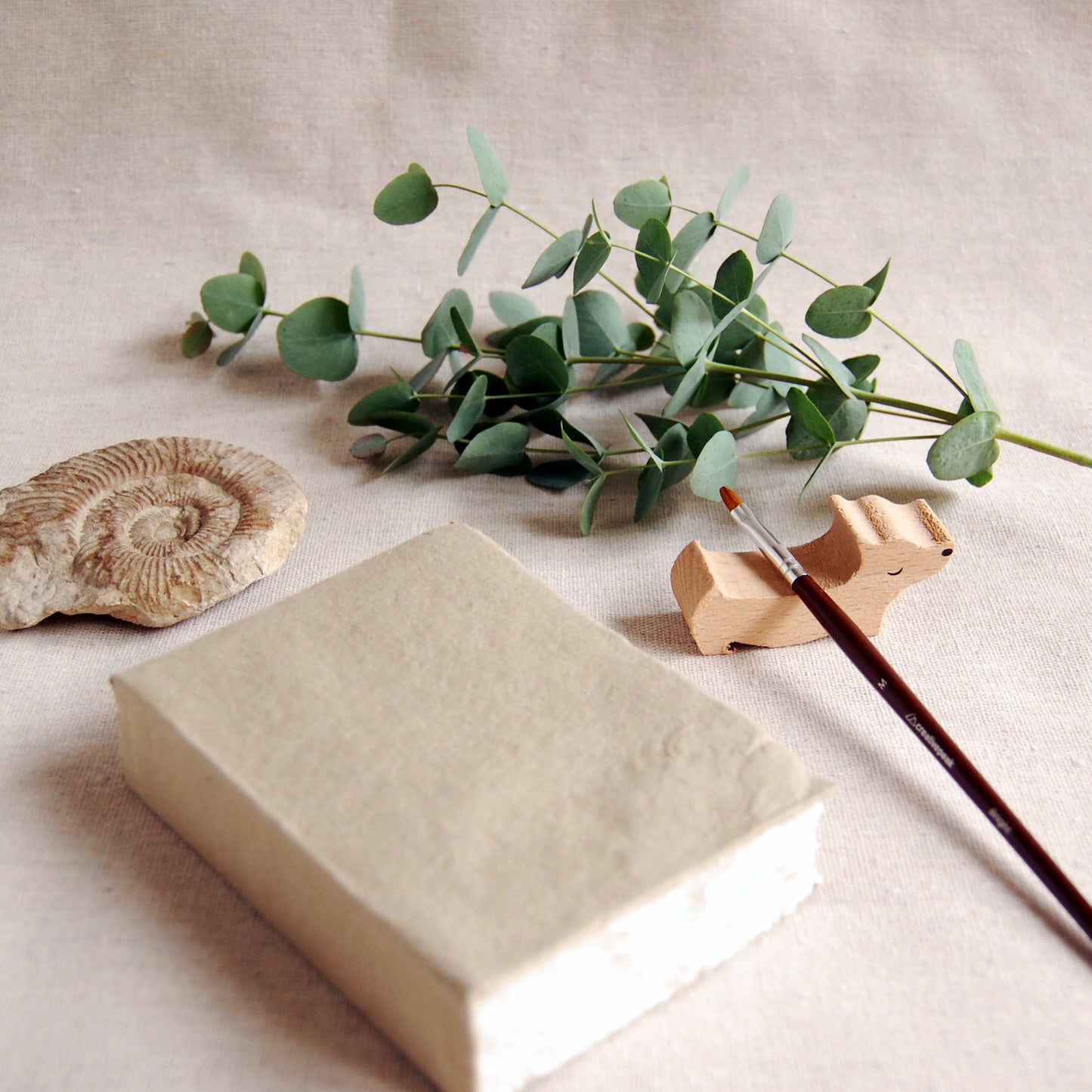 Cute Miniature Watercolour Journal, Cotton Rag Paper, Deckled Edge - The Wee Bindery (Store description) Watercolour journal