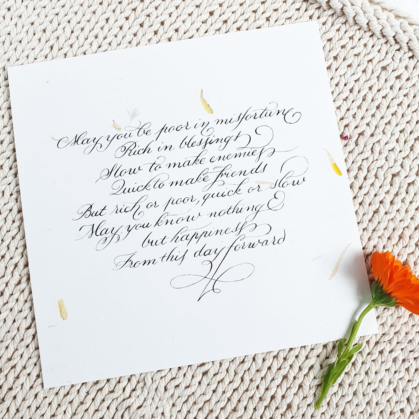 An Irish Blessing for a Loved One - The Wee Bindery (Store description) Blessing