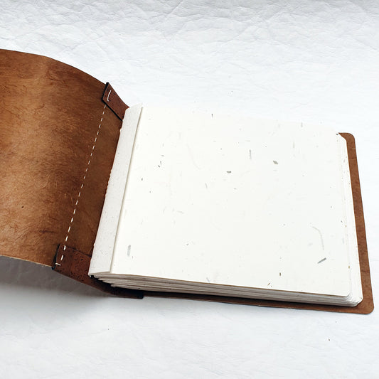 Small Photo Album, Sustainable Corkskin, Hndmade - The Wee Bindery (Store description) Photo album