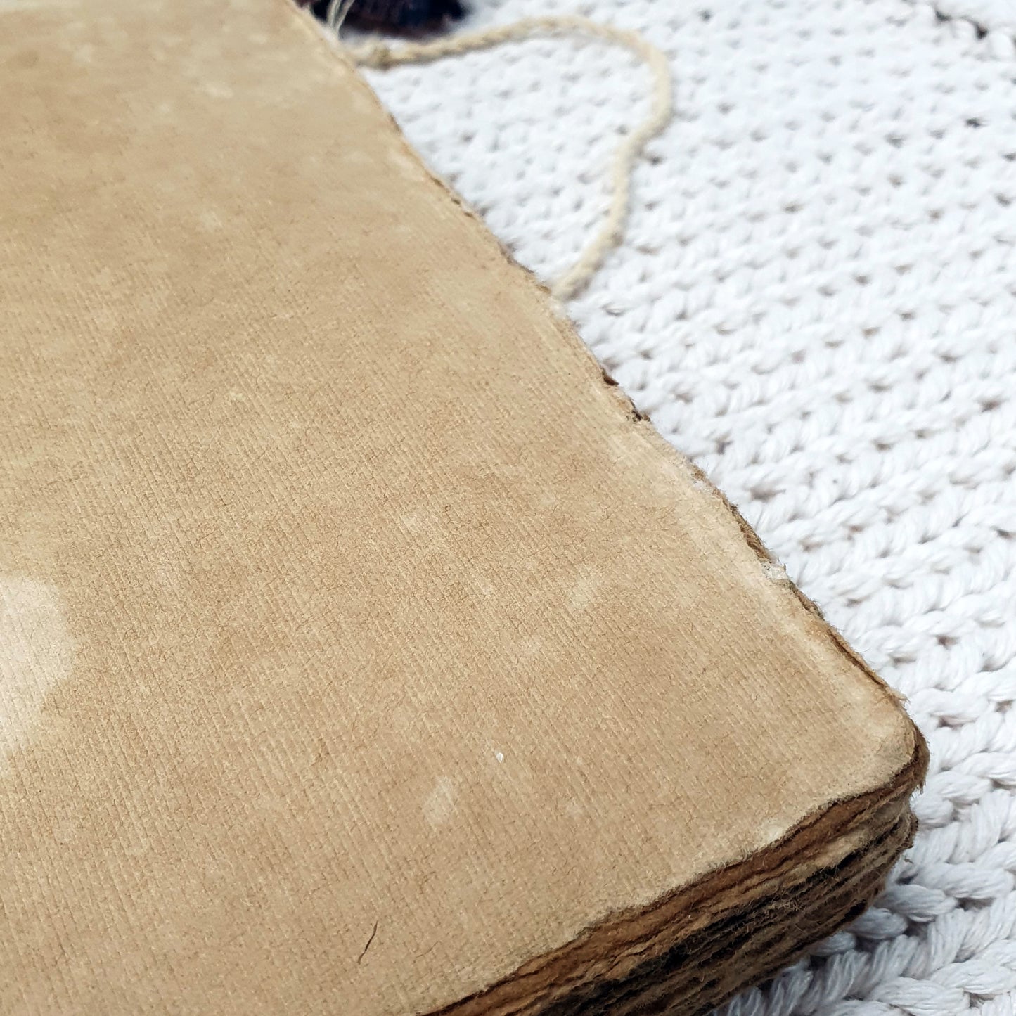 Rustic Handmade Journal - Deckled Edges & Minimalist