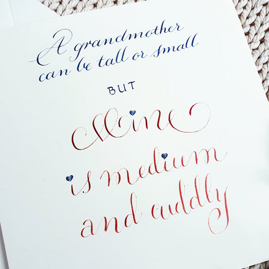 handmade Card for Granny, Funny Kid's Say -