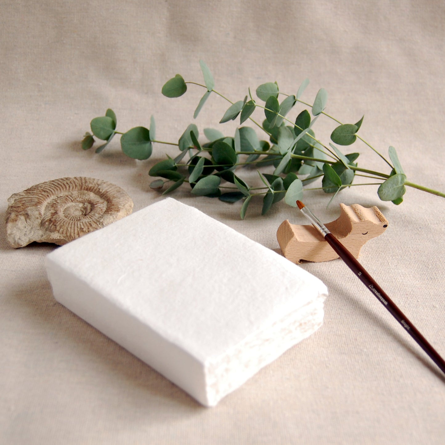 Cute Miniature Watercolour Journal, Cotton Rag Paper, Deckled Edge - The Wee Bindery (Store description) Watercolour journal