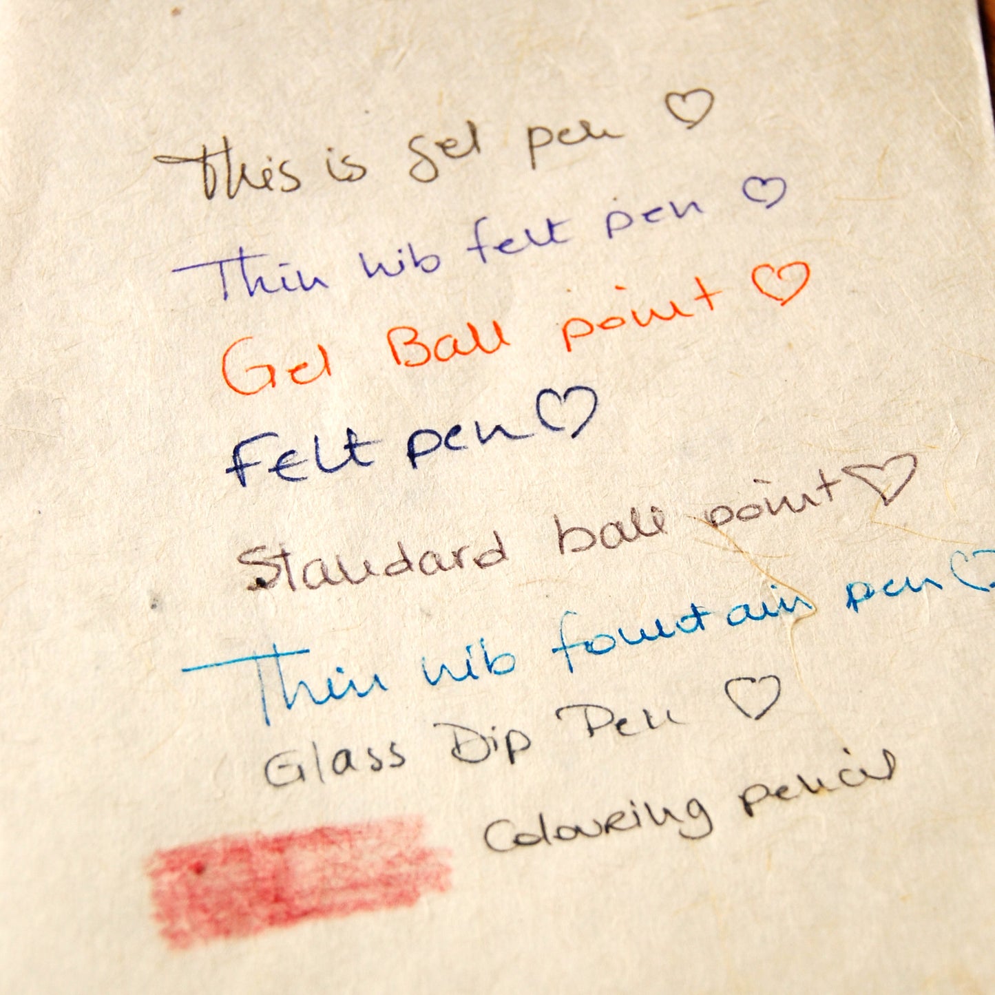 Refillable Lokta Journal with a Tactile Linen Cover - The Wee Bindery (Store description) Notebooks