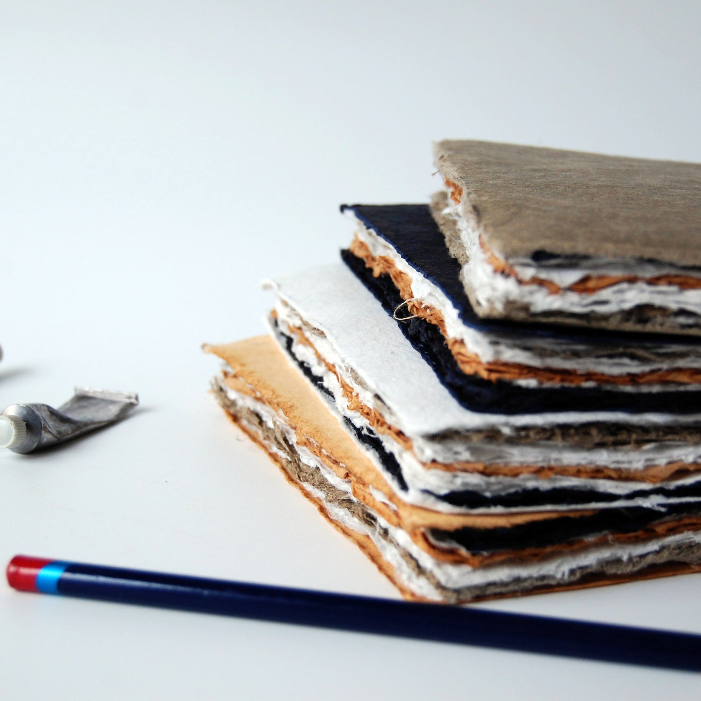 Watercolour Sketchbook, Mixed paper, Deckled Edges - The Wee Bindery (Store description) Sketchbook