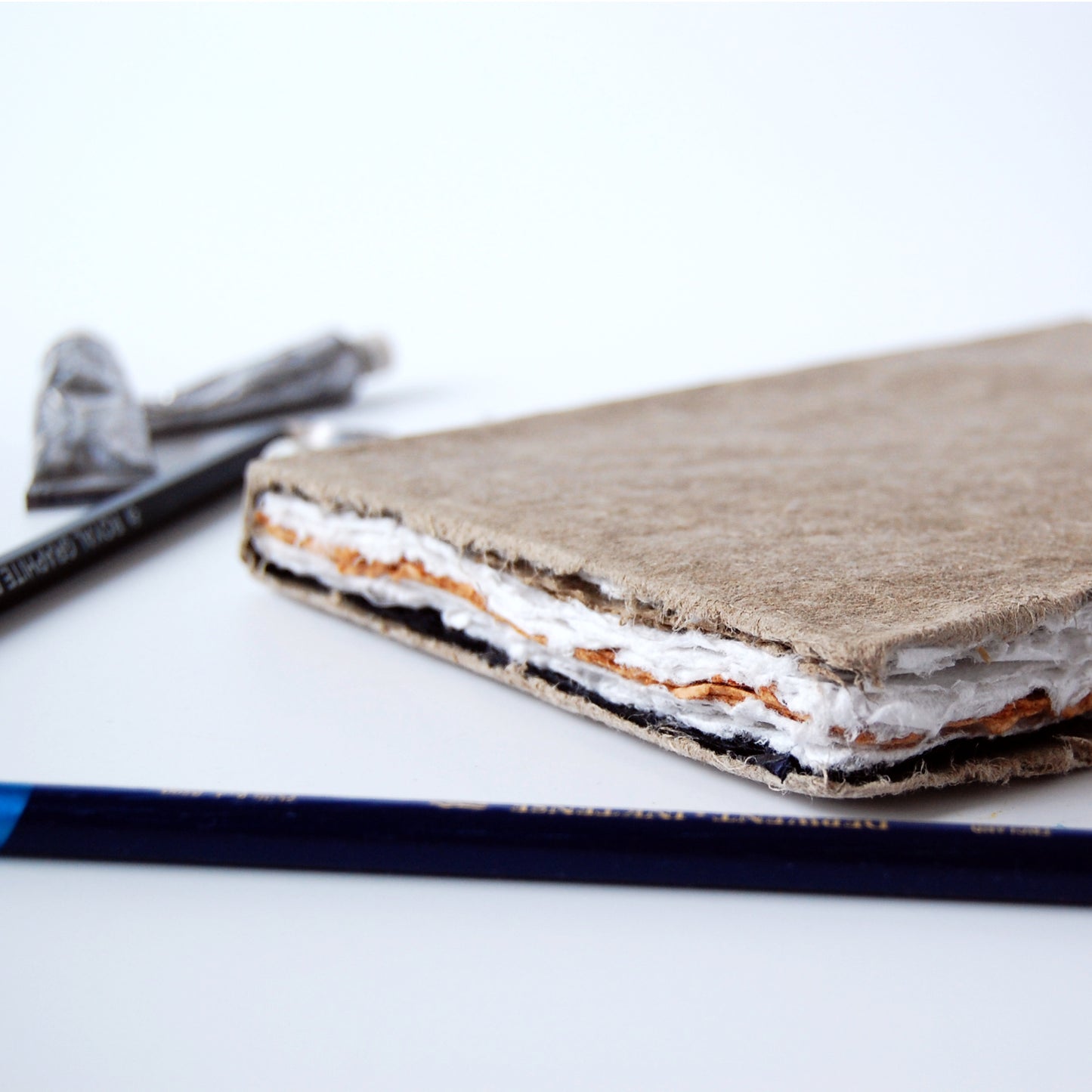 Watercolour Sketchbook, Mixed paper, Deckled Edges - The Wee Bindery (Store description) Sketchbook