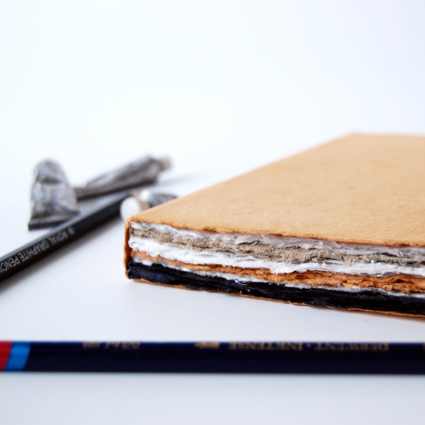 Watercolour Sketchbook, Mixed paper, Deckled Edges - The Wee Bindery (Store description) Sketchbook