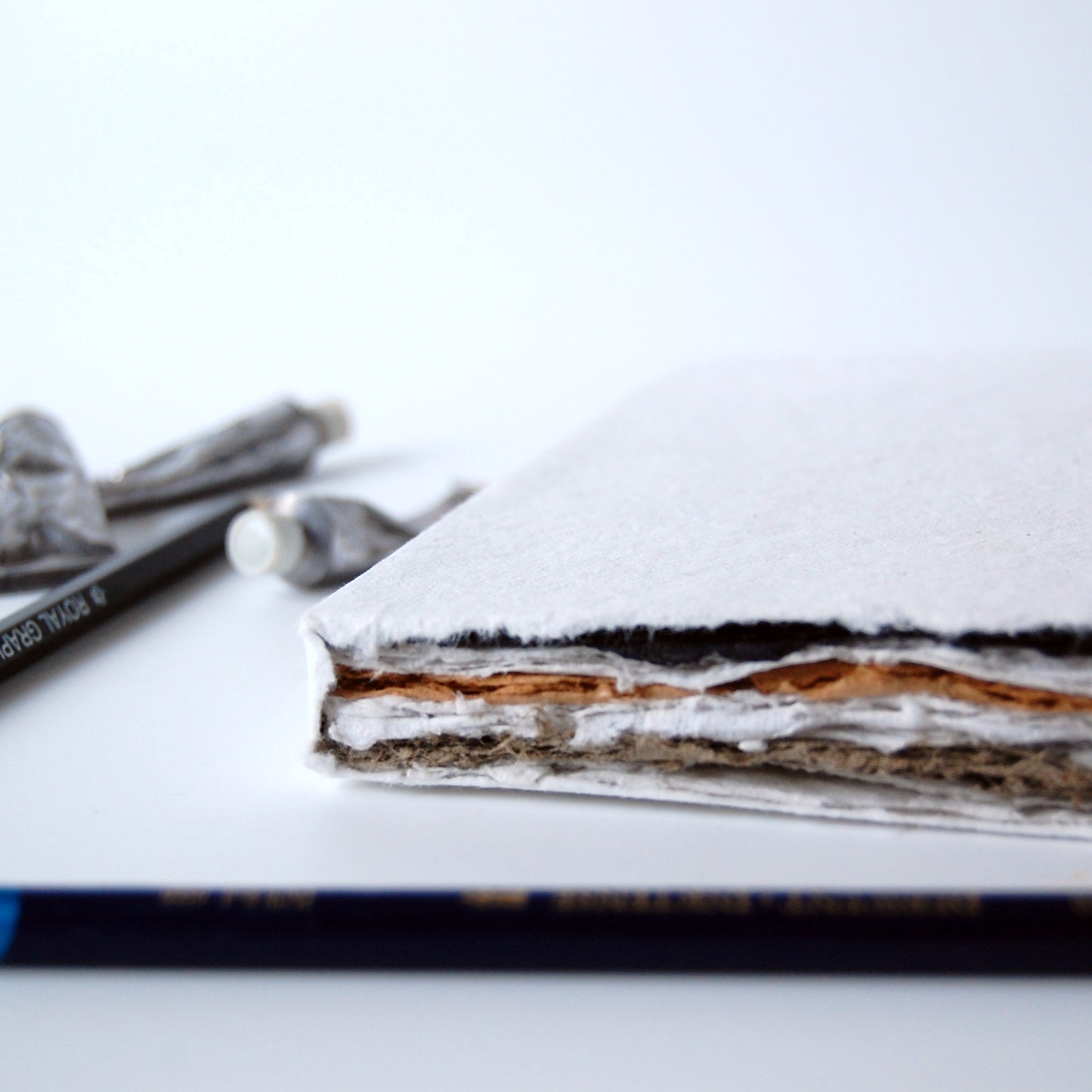 Watercolour Sketchbook, Mixed paper, Deckled Edges - The Wee Bindery (Store description) Sketchbook
