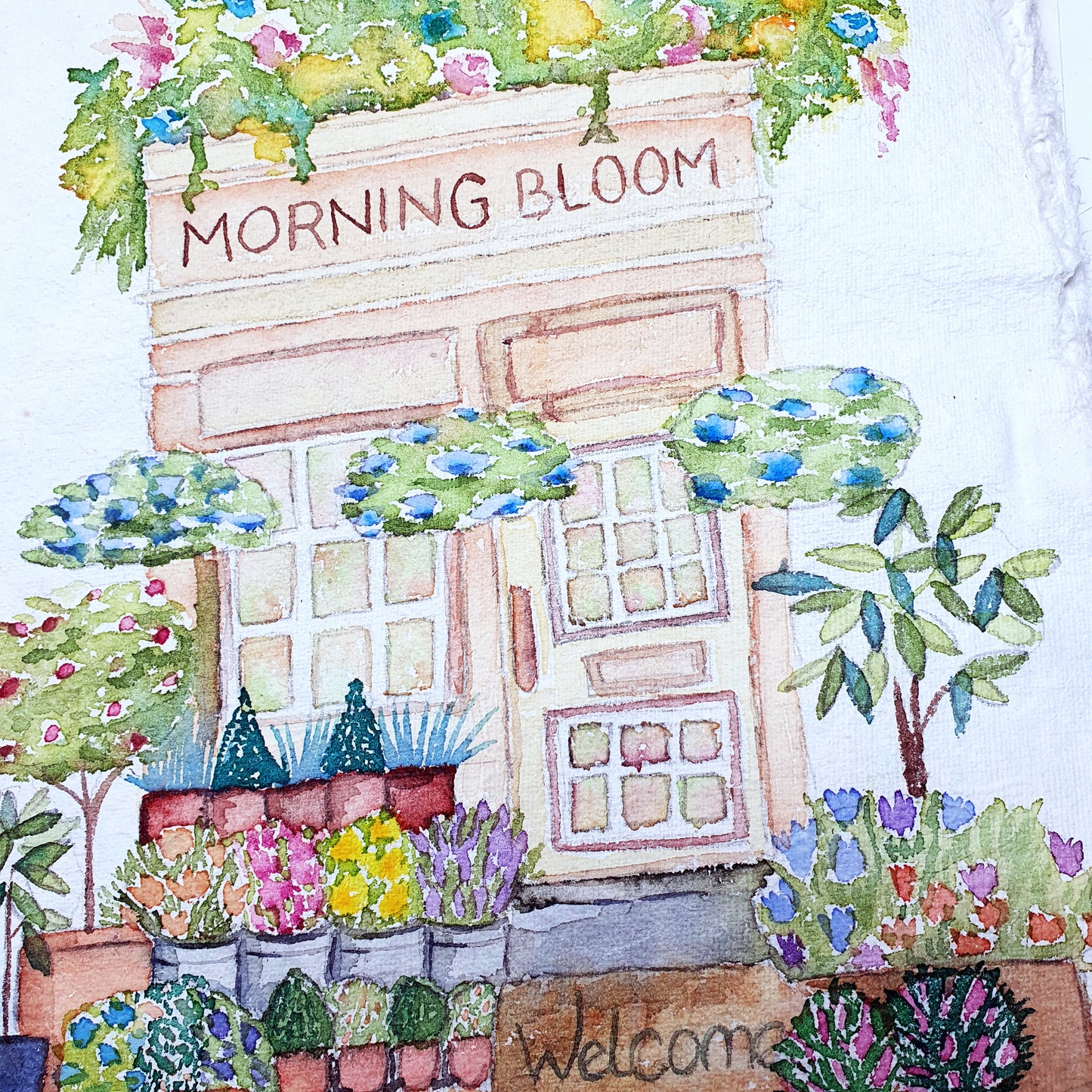 Bug Themed Watercolour Journal with an Exposed Coptic Spine - The Wee Bindery (Store description) Sketchbook