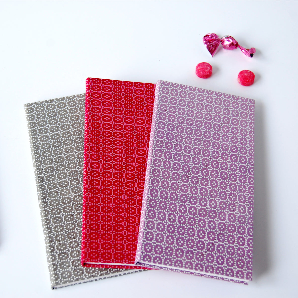 Slim B5 Patterned Journal – 64 Pages, Hardback, Global Designs - The Wee Bindery  Notebooks 