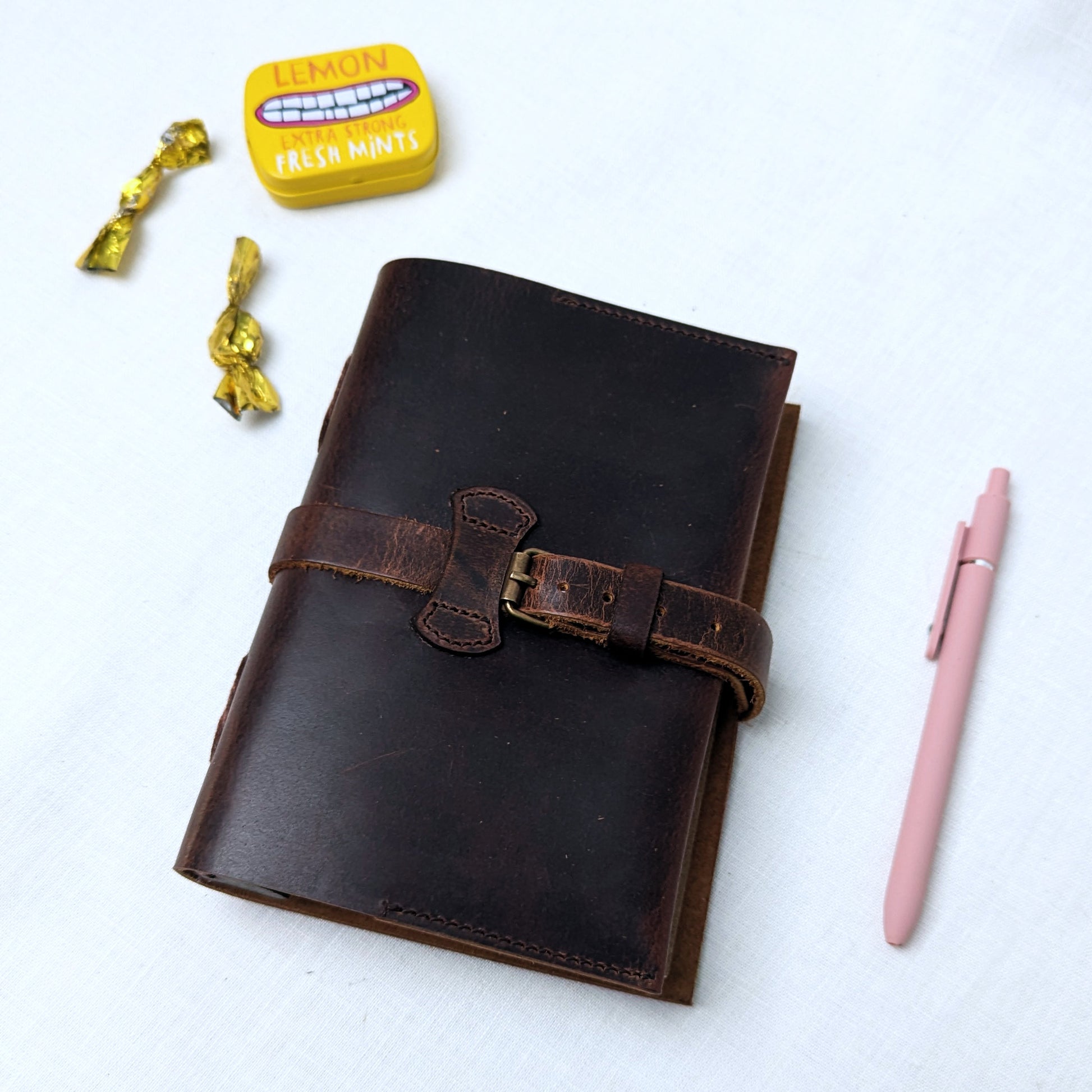 Robust Leather Journal for Creative Exploration (A5) - The Wee Bindery  Notebooks 