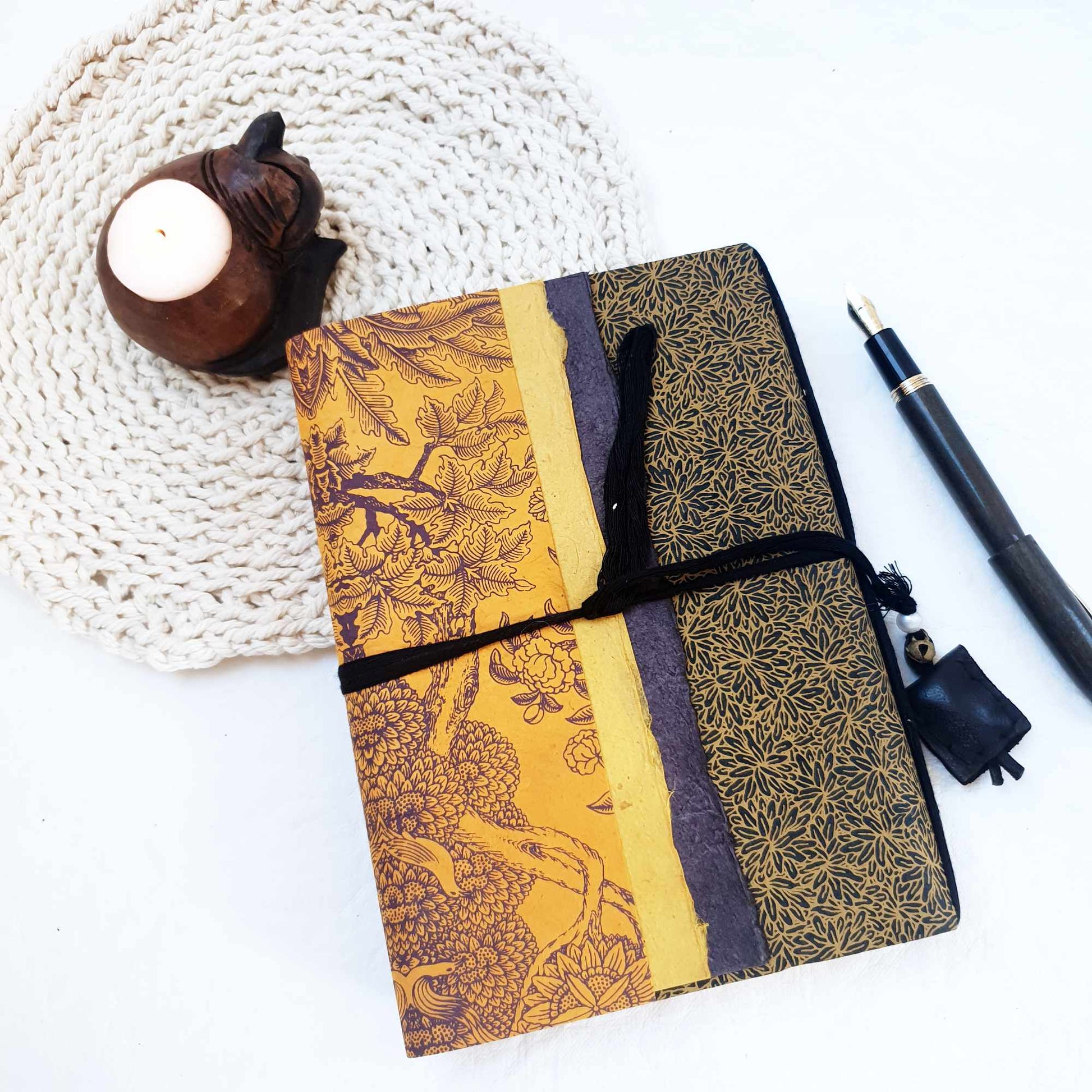 Adventure Journal, Refillable, Mixed Paper - The Wee Bindery (Store description) Notebooks 