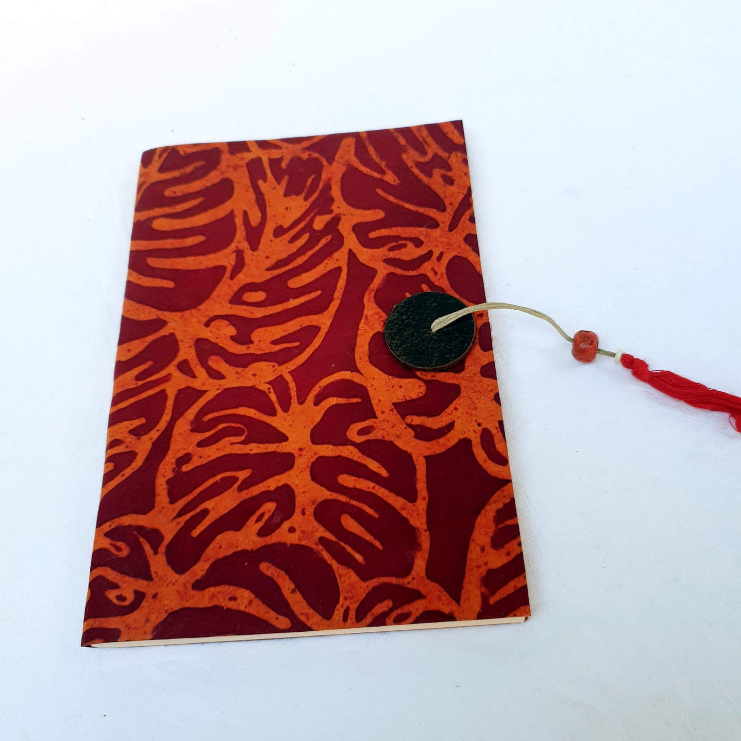 Pocket Journal, Thin, Decorative Lokta Cover - The Wee Bindery (Store description) Notebooks 