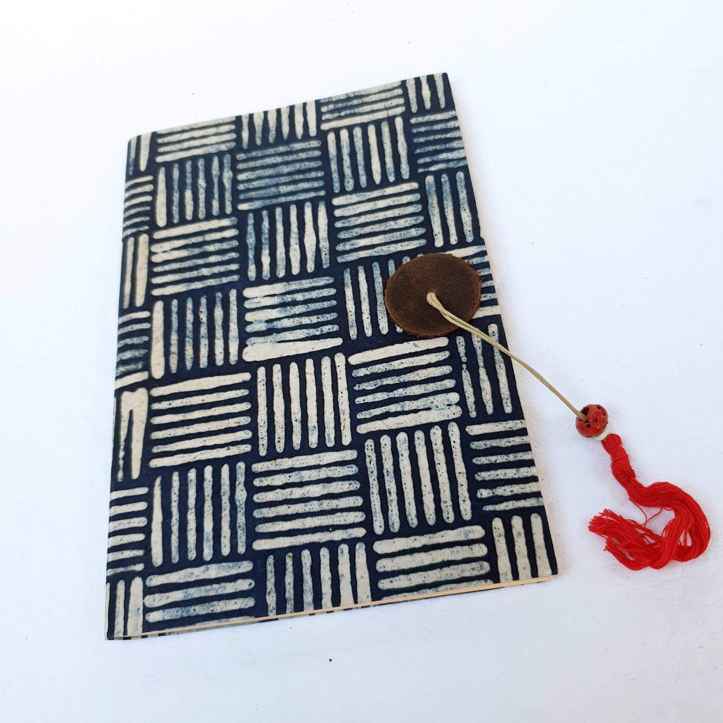 Pocket Journal, Thin, Decorative Lokta Cover - The Wee Bindery (Store description) Notebooks 