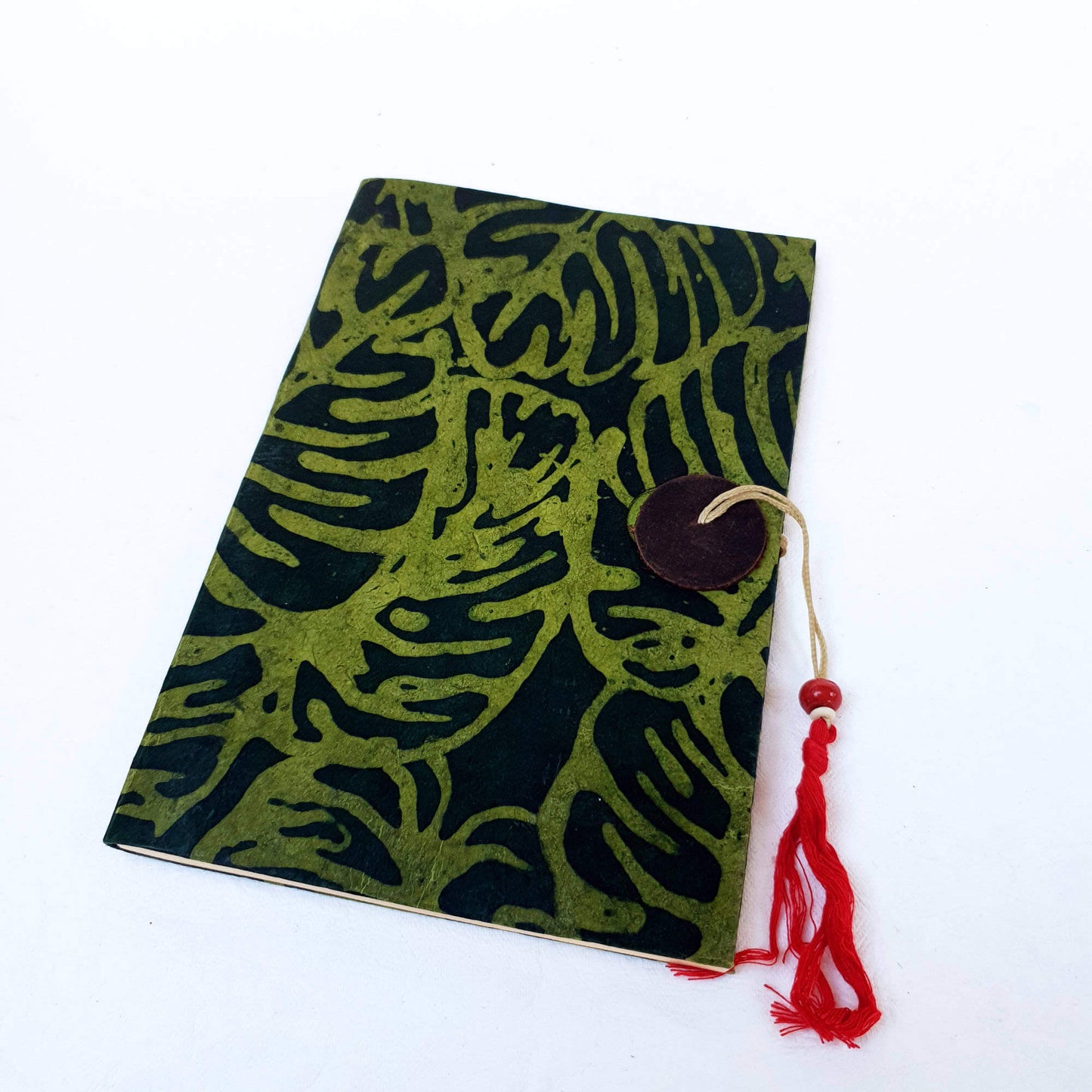 Pocket Journal, Thin, Decorative Lokta Cover - The Wee Bindery (Store description) Notebooks 