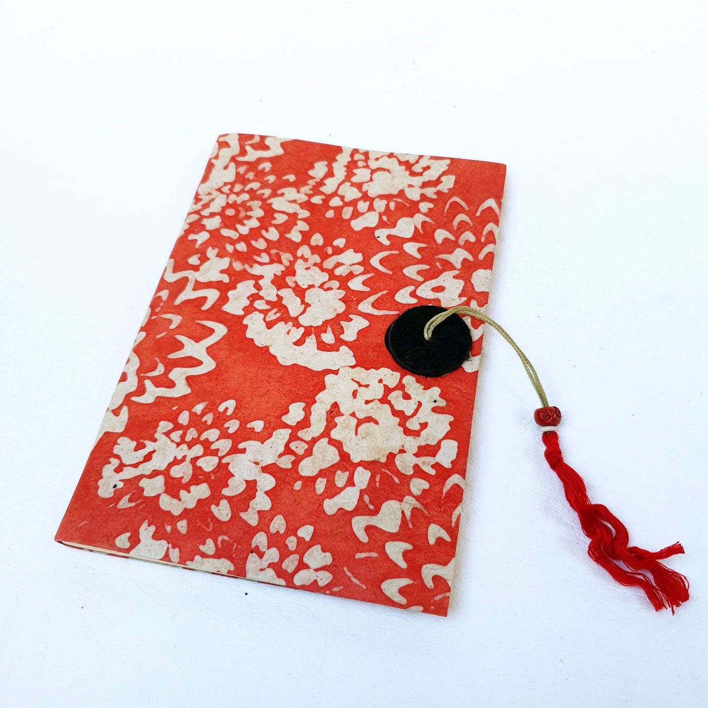 Pocket Journal, Thin, Decorative Lokta Cover - The Wee Bindery (Store description) Notebooks 