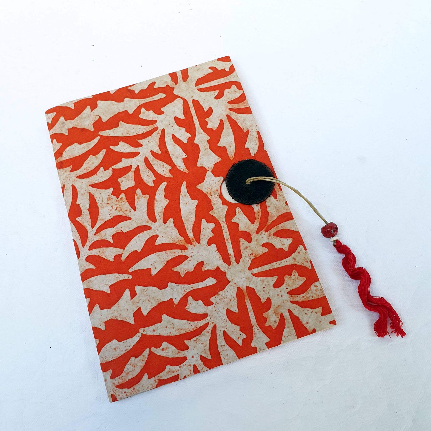 Pocket Journal, Thin, Decorative Lokta Cover - The Wee Bindery (Store description) Notebooks 