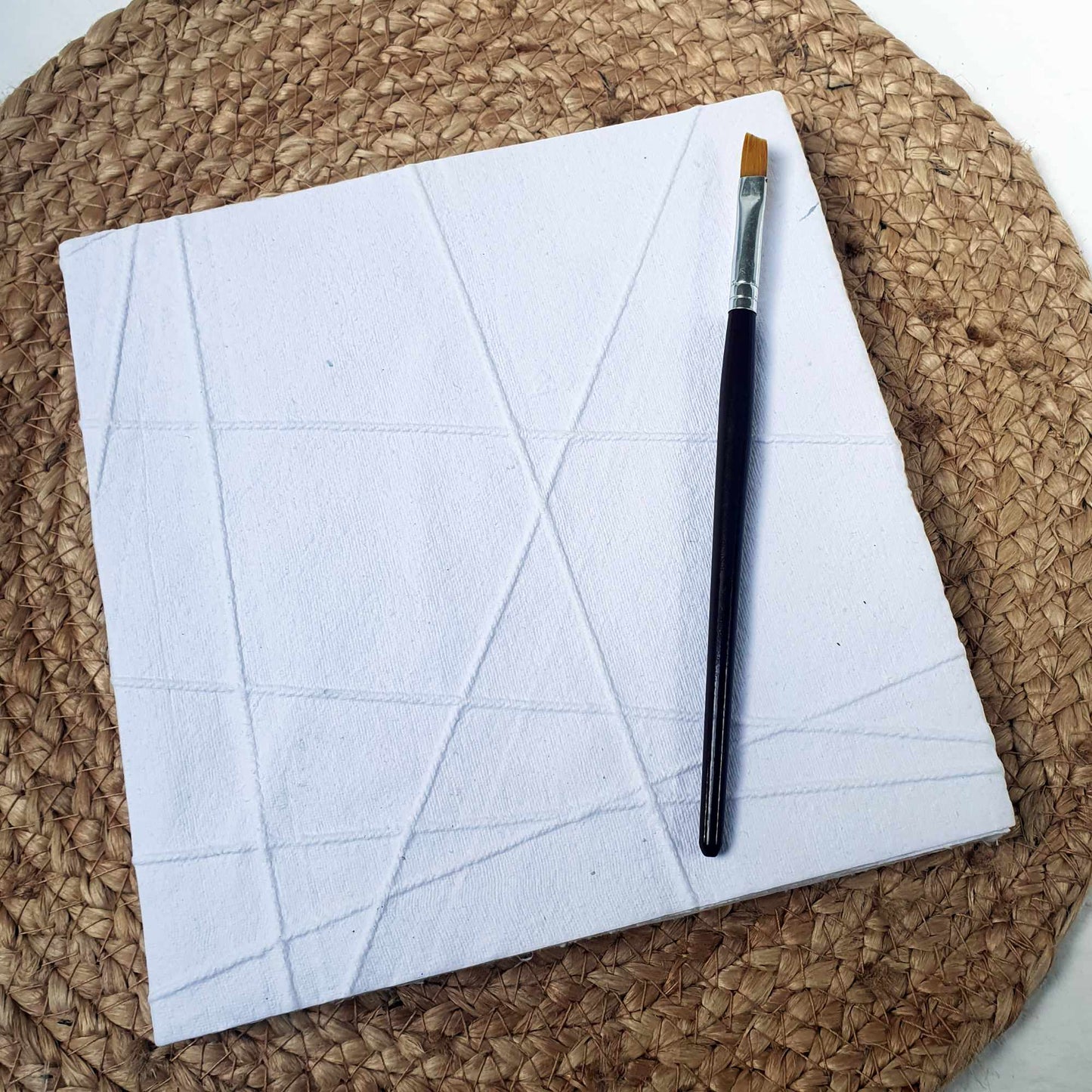 Square watercolour journal, diagonal cover