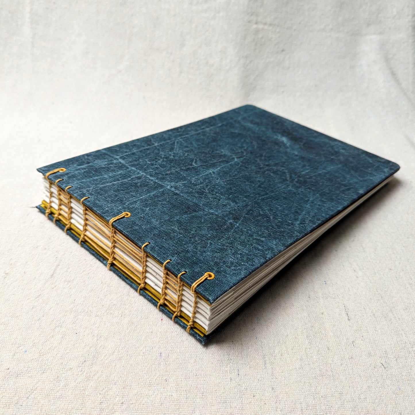 Handmade Rustic Photo album with Decorative Stitching