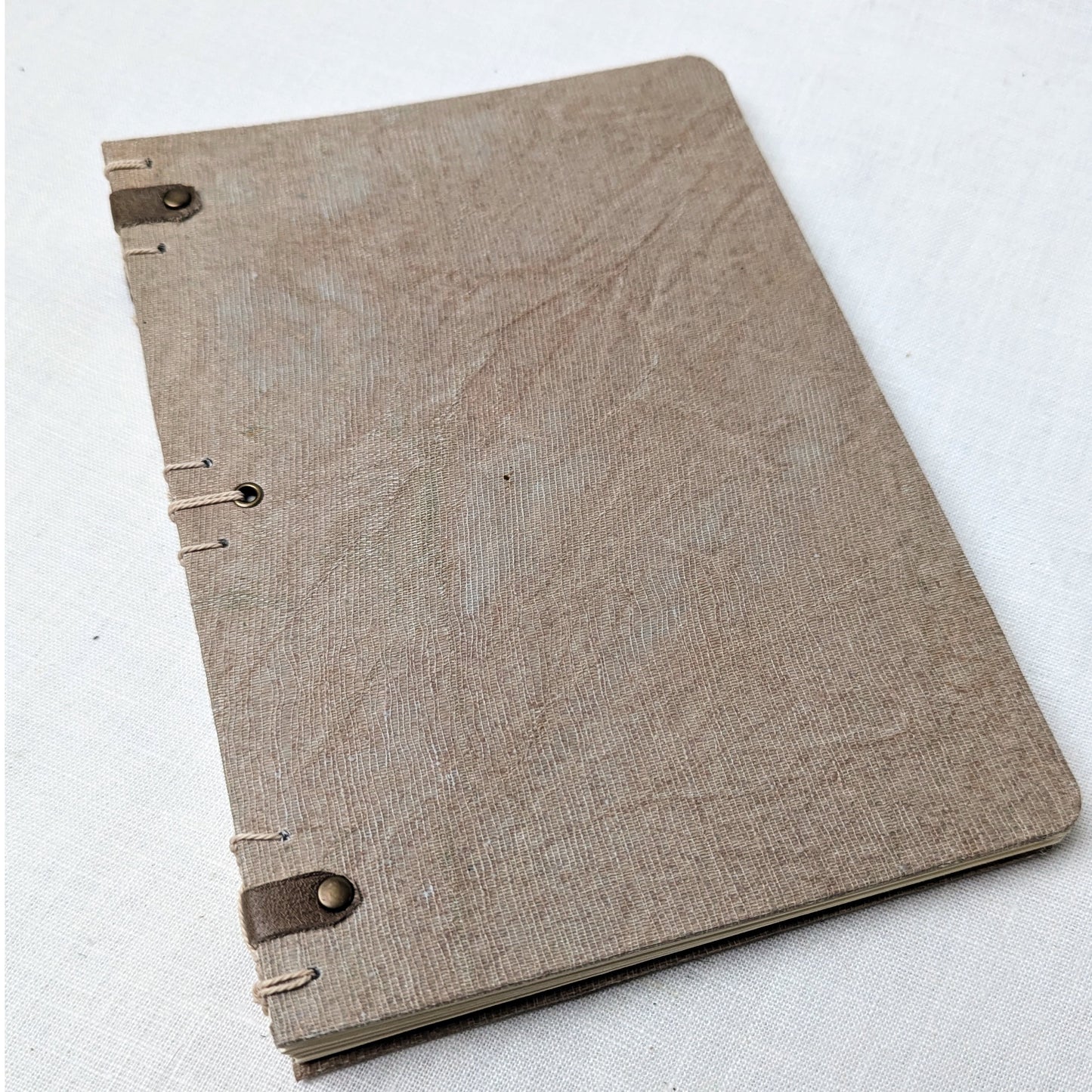 Handmade journal, Unlined, Decorative Spine