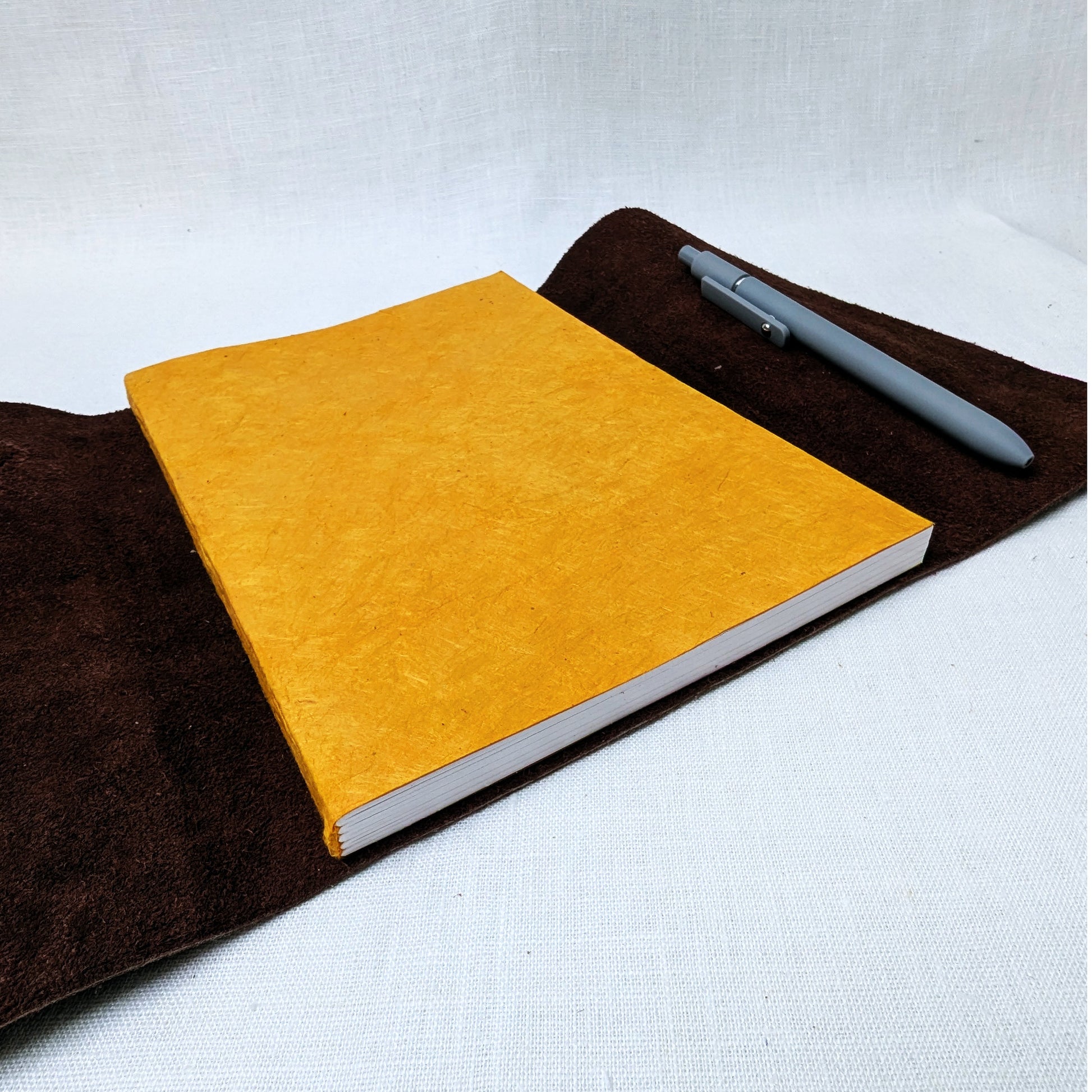 Roll-Up Suede Leather Journal – A5 Travel Companion with Buckle - The Wee Bindery  Notebooks 