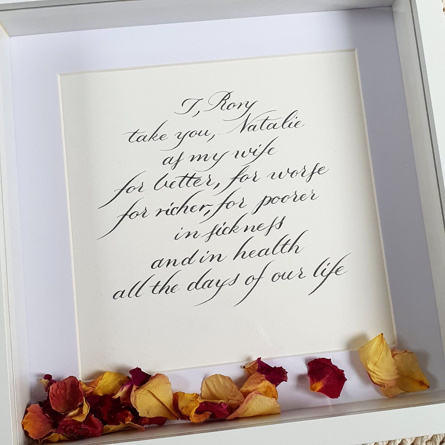 Wedding Vows - Forever - The Wee Bindery (Store description) Wedding Vows 